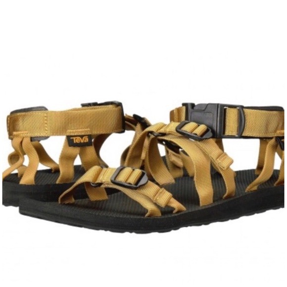 Teva | Shoes | Teva Mens Sandals In Mustard And Black | Poshmark display picture 1
